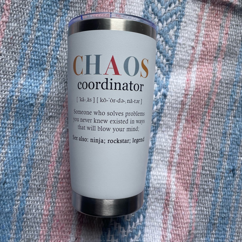 Chaos coordinator travel mug